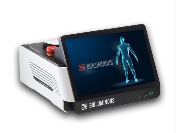 Medical Professional with Bioluminous Device